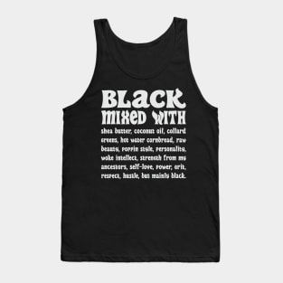 Black Mixed with Everything Black Tank Top